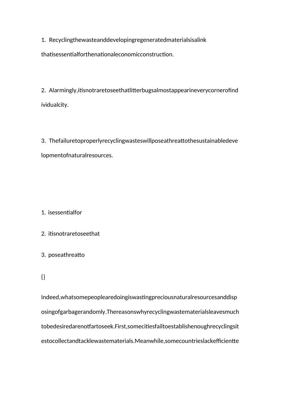 雅思写作语料库--废料的循环利用_第2页