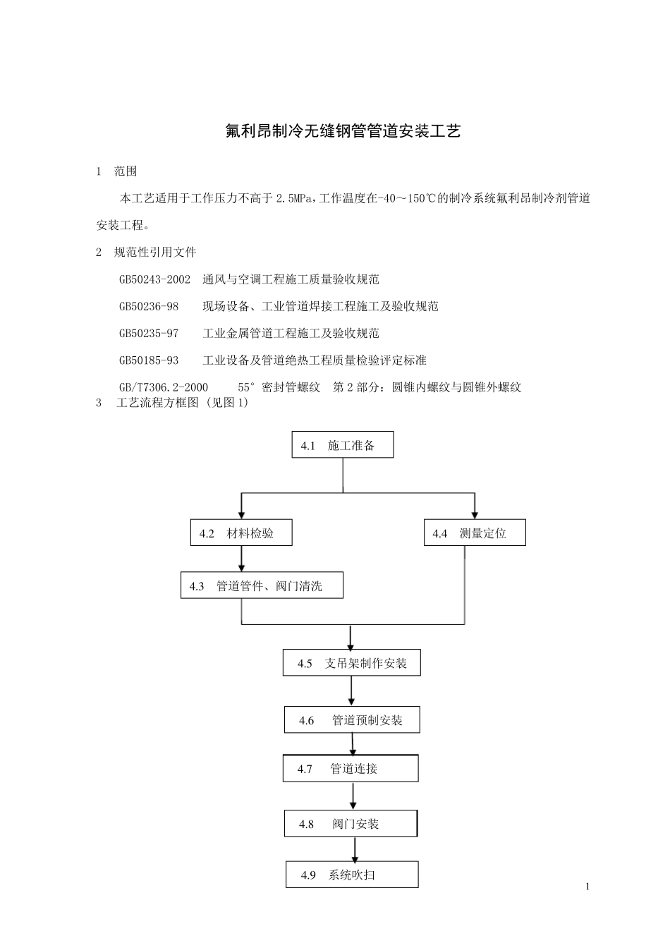 无缝钢管管道安装工艺_第1页