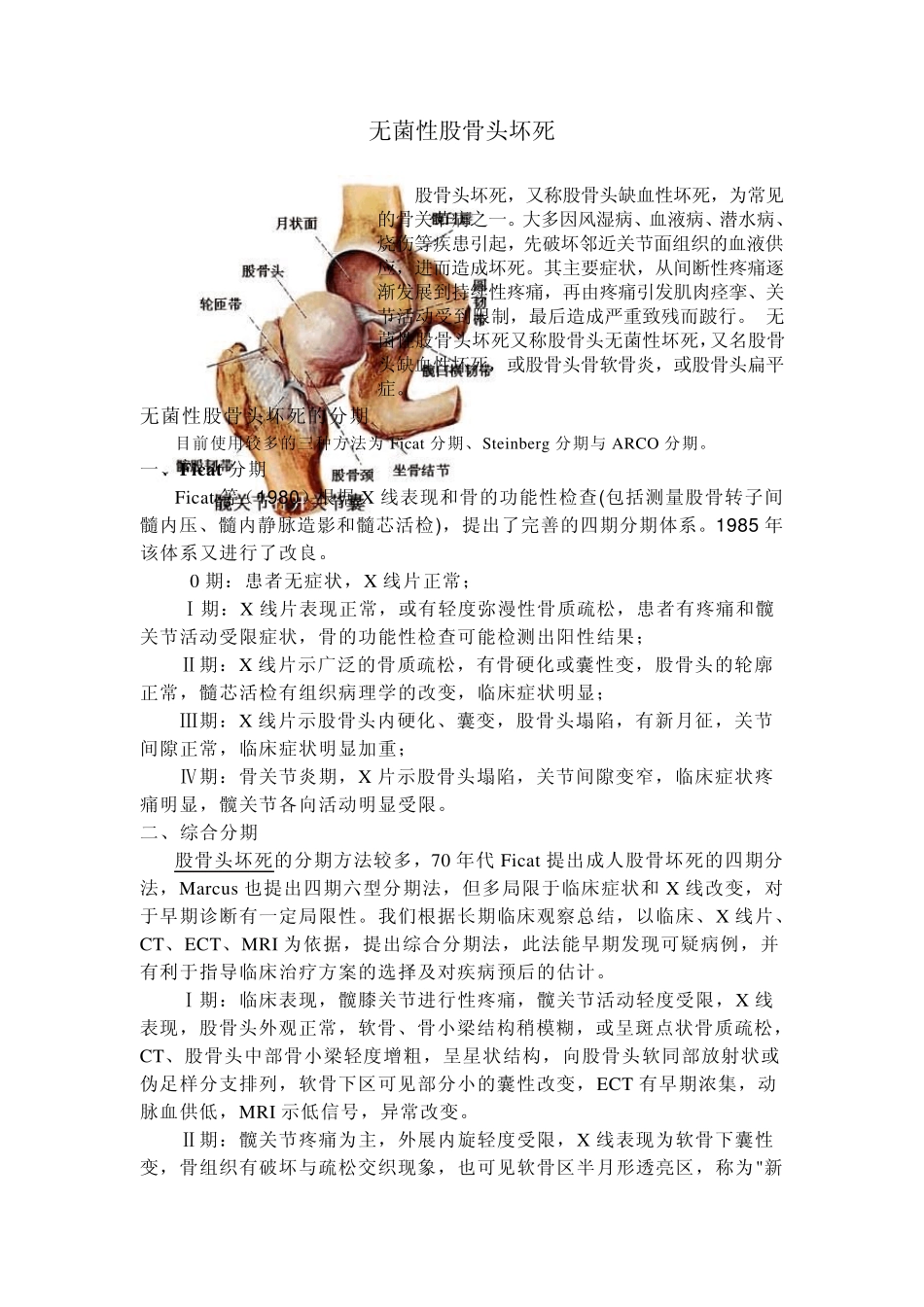 无菌性股骨头坏死_第1页