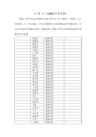 无证公告合肥交通违章查询