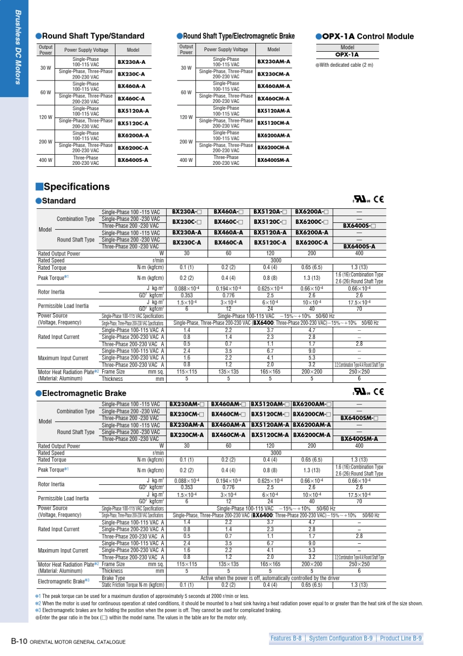 日本东方直流无刷马达驱动器BXD120AA_第3页