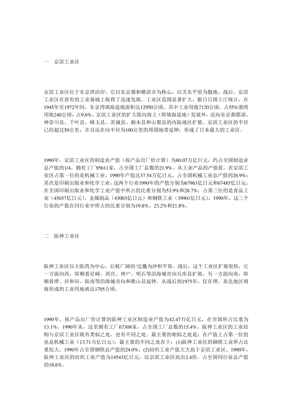 日本五大工业区_第2页