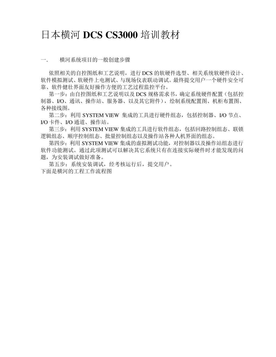 日本横河DCSCS3000培训教材_第2页