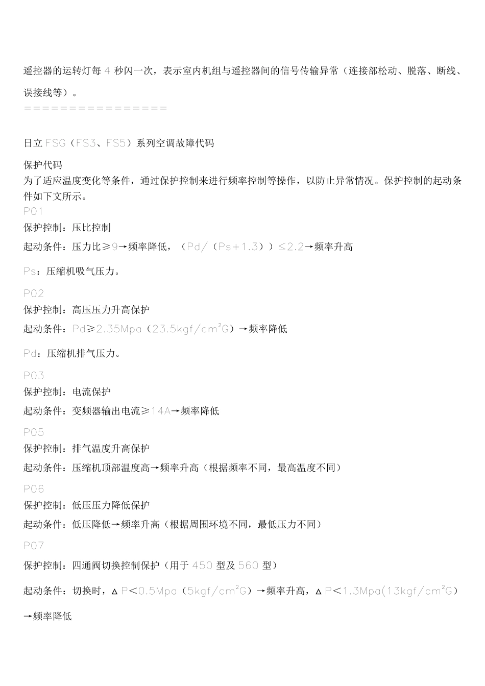 日立空调故障代码_第3页