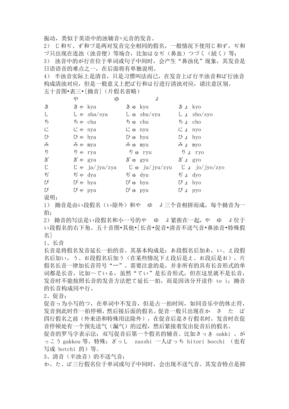 日语发音规则_第3页