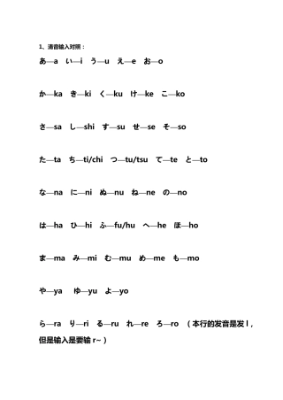 日语如何输入