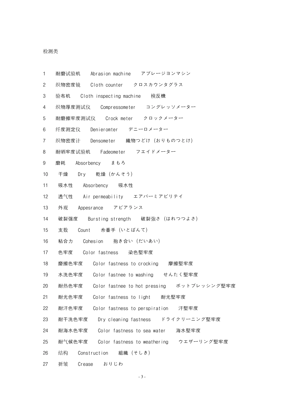 日语服装专业术语_第3页