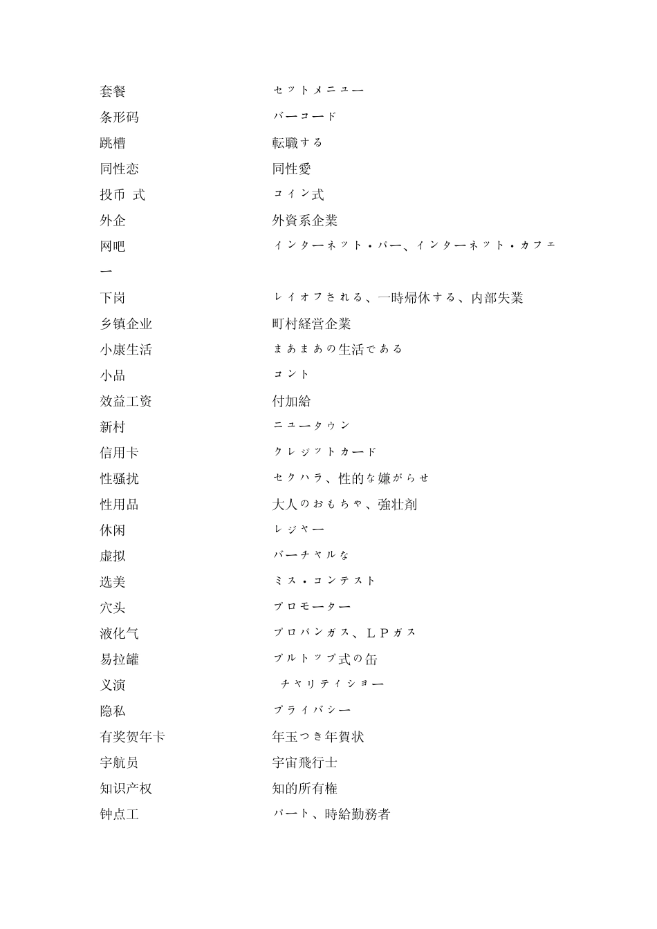 日语流行词汇_第3页