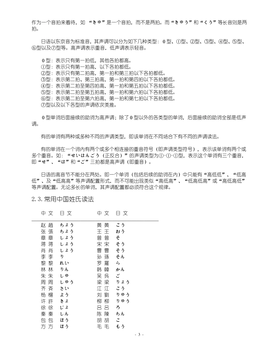 日语笔记修订版(可打印)_第3页