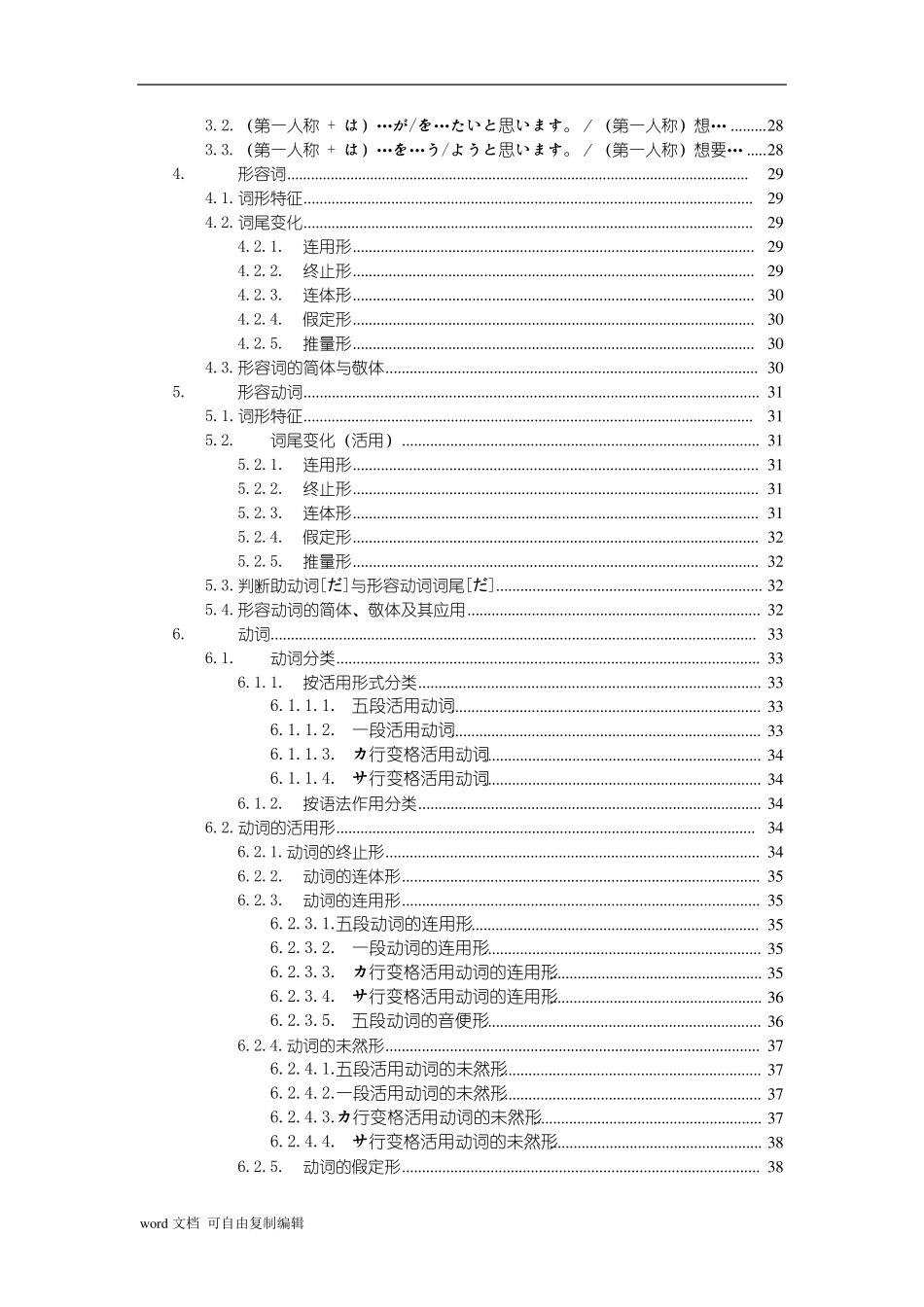 日语语法大全整理笔记_第2页