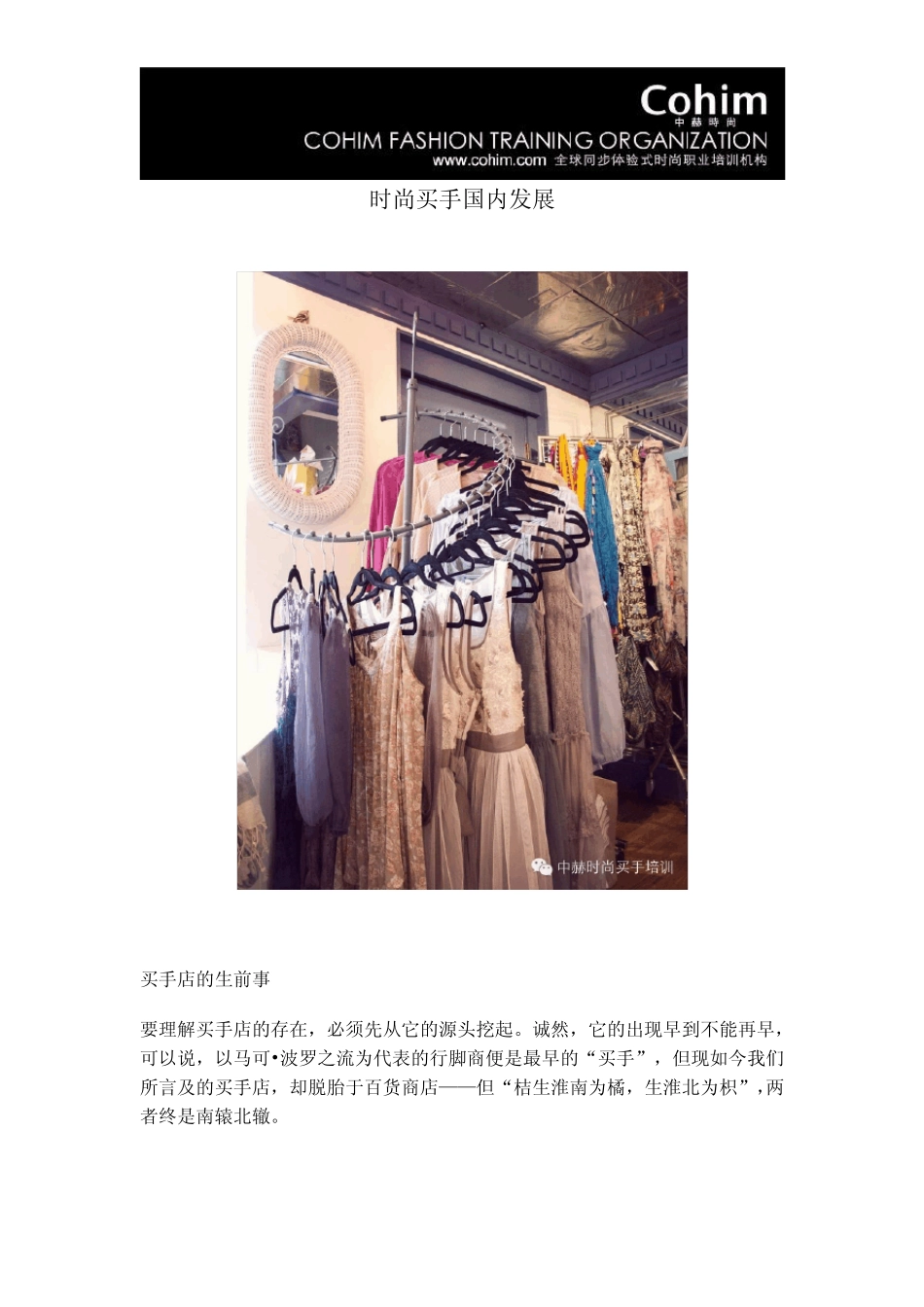 时尚买手国内发展史_第1页