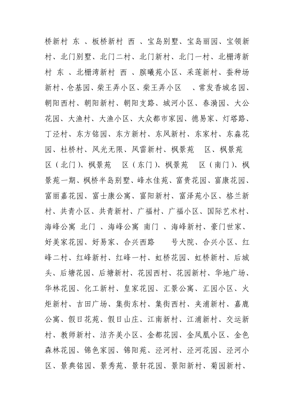 昆山市地域路段等级分类表_第3页