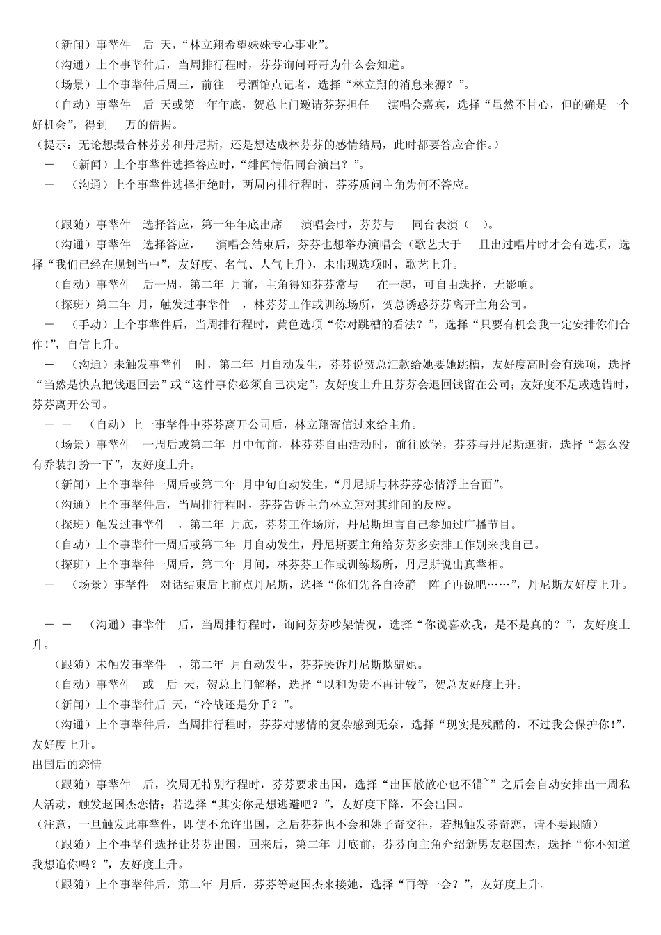 明星志愿3资料片最全攻略_第2页