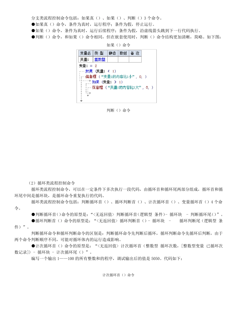 易语言常用语句和命令_第2页