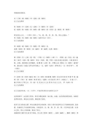 春秋战国时期诸侯国