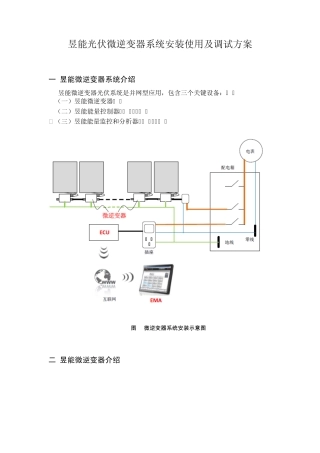 昱能微逆及光伏电池板参数