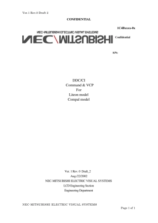 显示器控制协议DDCCI规格书