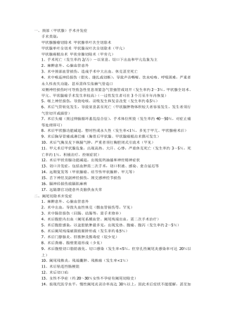 普外科手术同意书