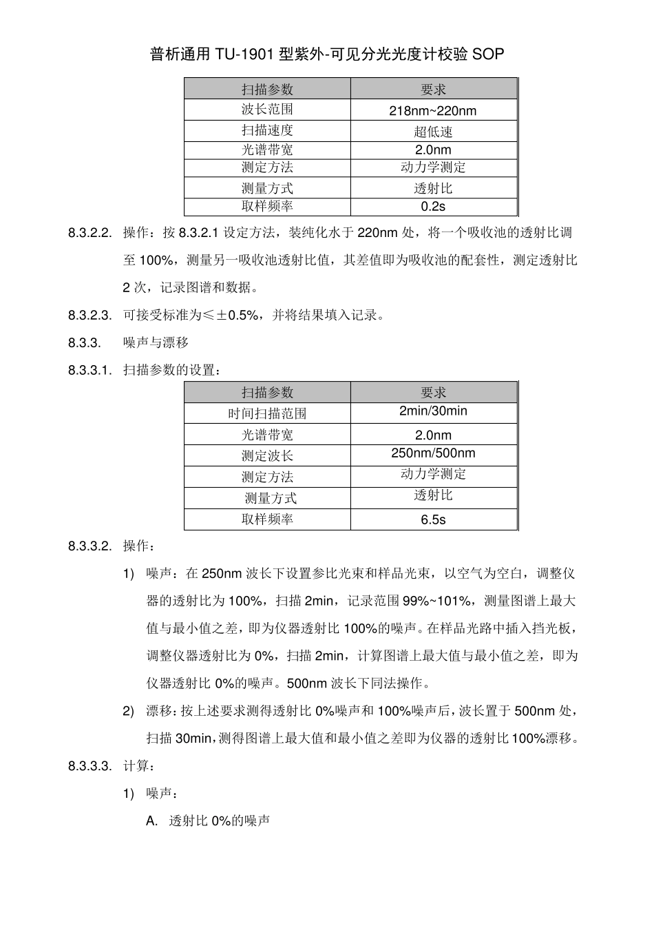 普析通用TU1901型紫外可见分光光度计校验_第3页