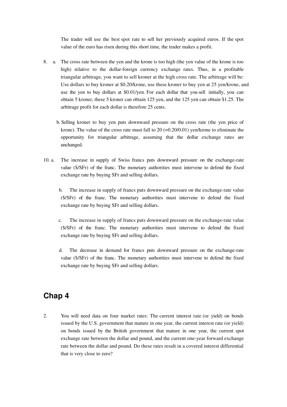 普格尔国际金融课后答案_第3页