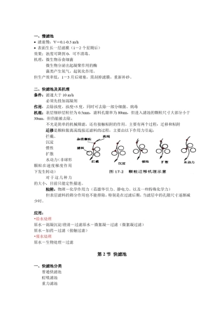 普通快滤池的构造