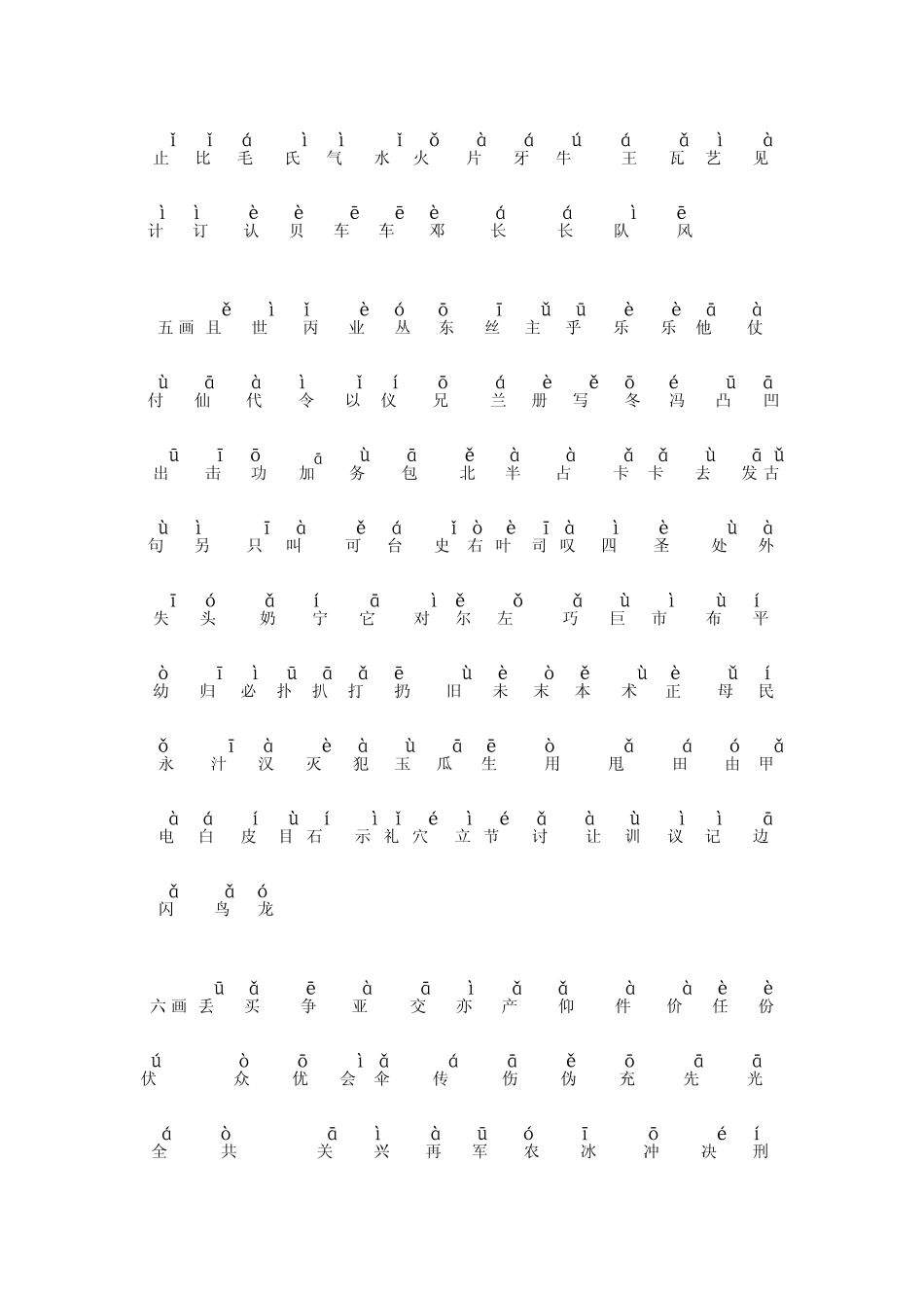 普通话水平测试单字_第2页