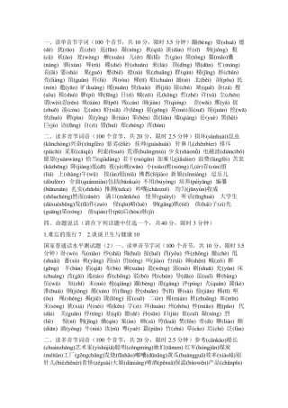 普通话水平测试朗读范文60篇及其录音_说话题目30个_测试题