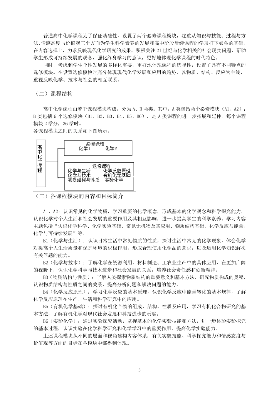 普通高中化学课程标准_第3页