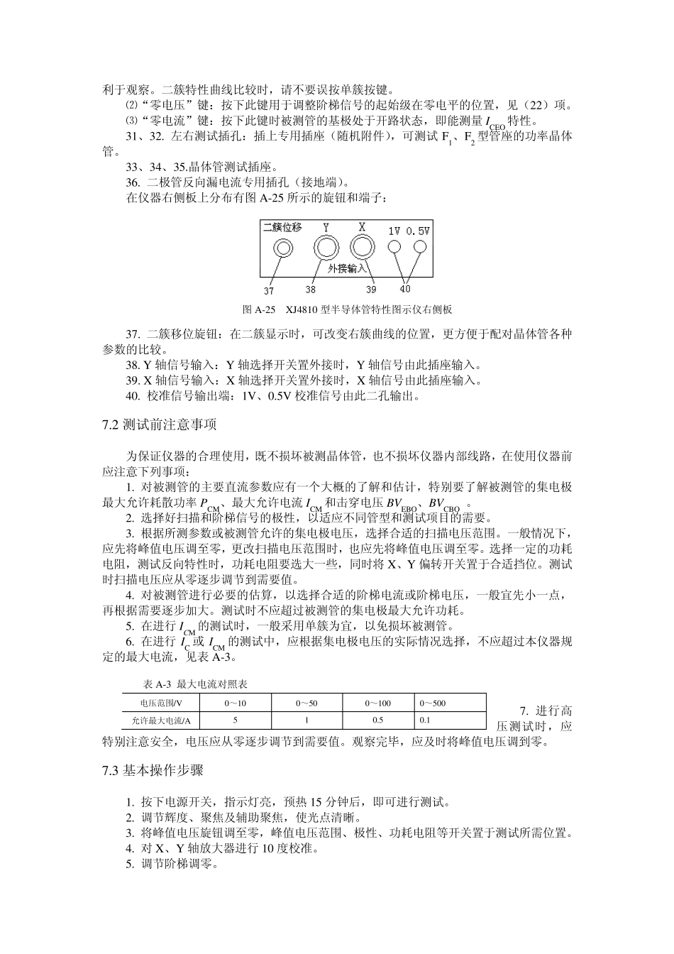 晶体管特性图示仪测试_第3页