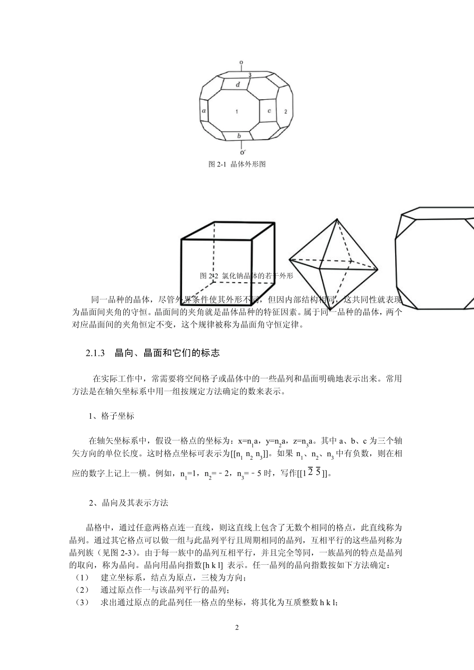 晶体结构及生长原理_第2页