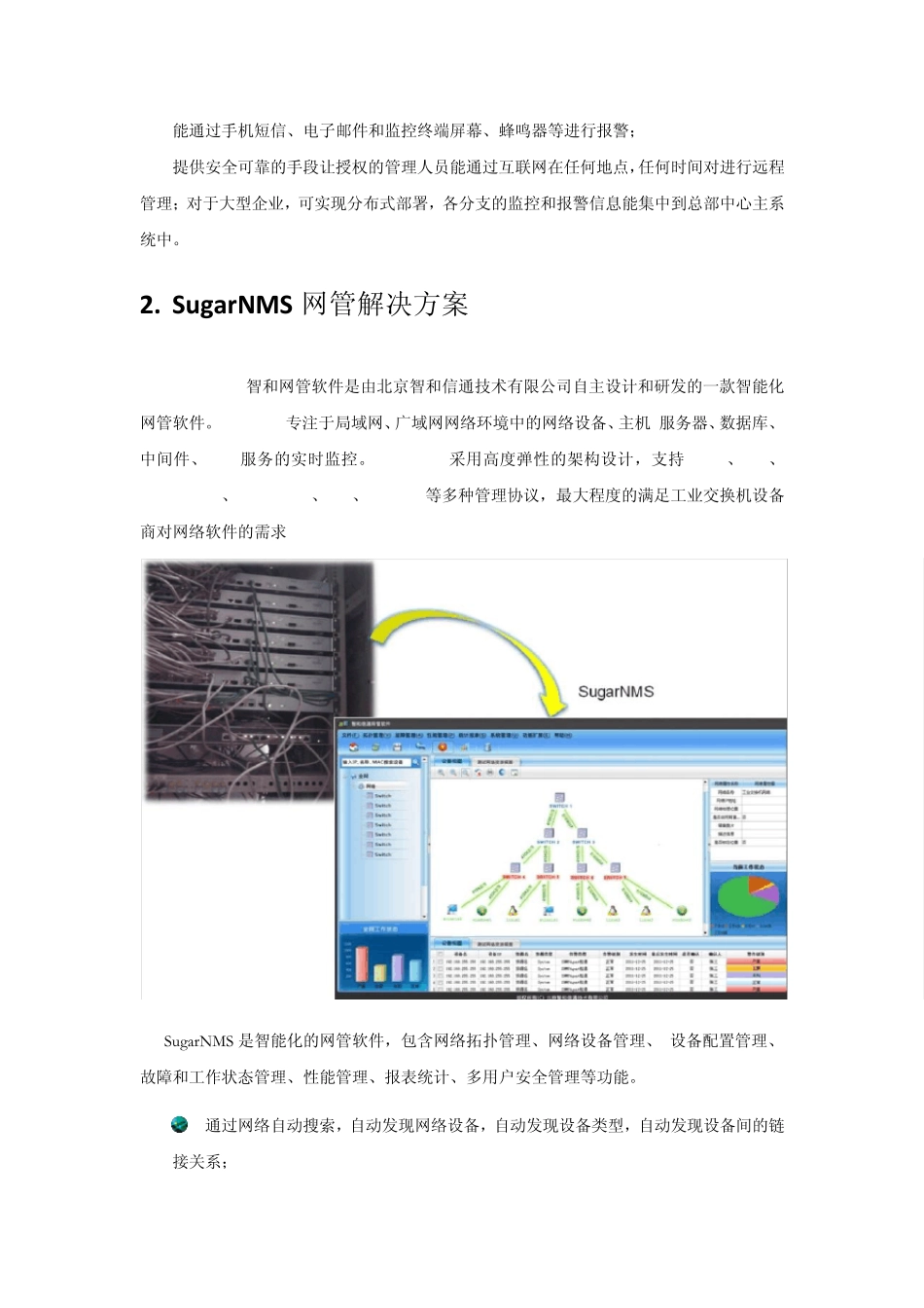 智和信通SugarNMS企业IT部门网管解决方案_第2页