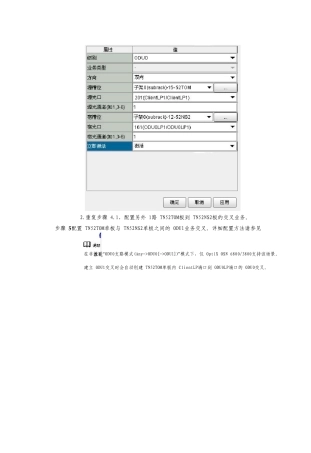 智能光通信技术业务交叉连接配置