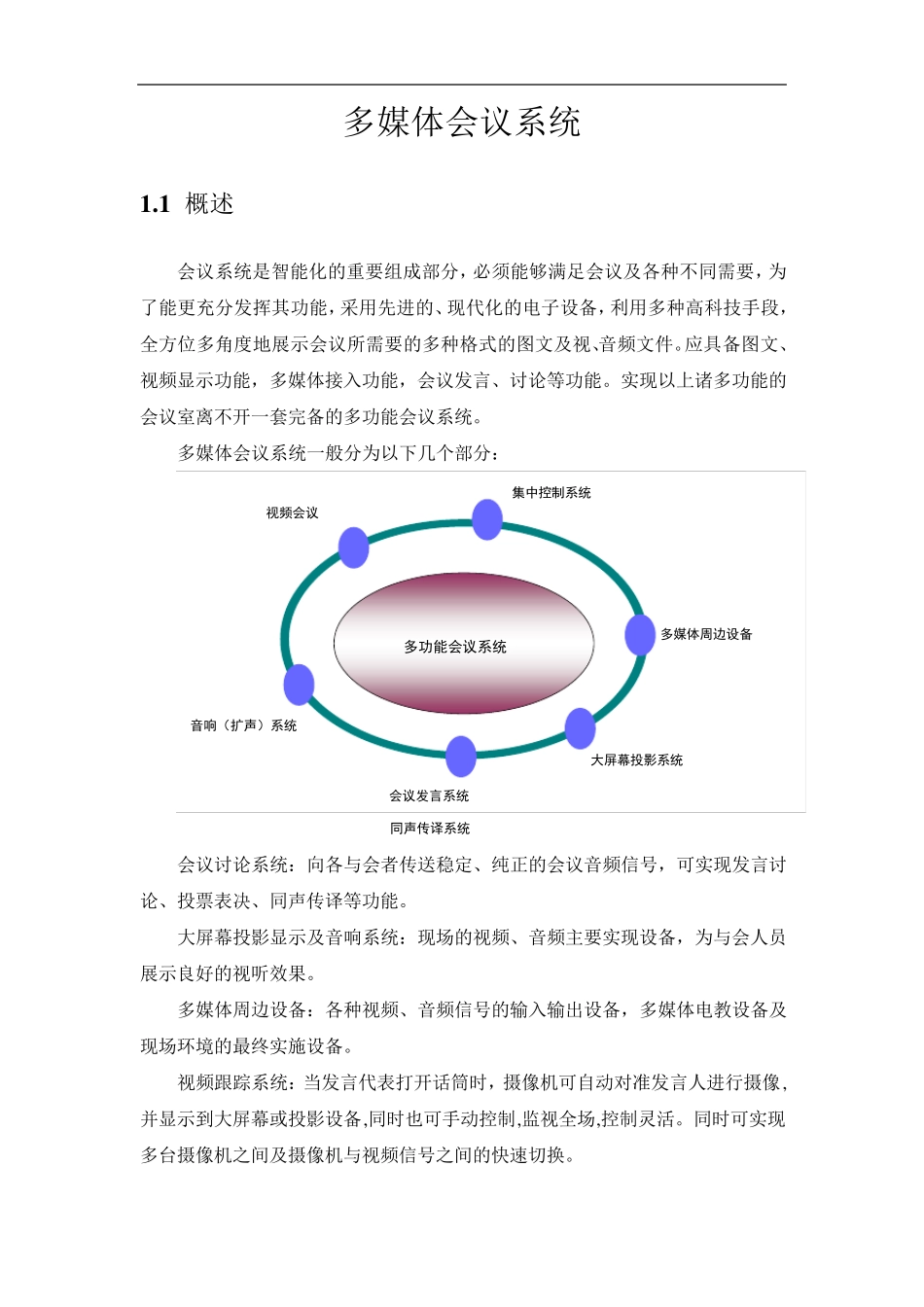 智能化会议系统方案_第3页
