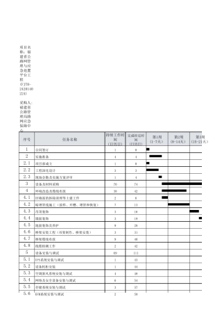 智能化实施计划进度计划