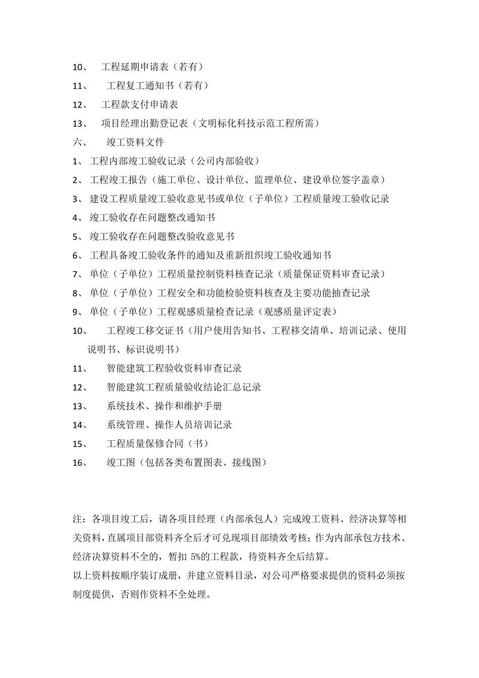 智能化工程竣工资料目录整理_第3页