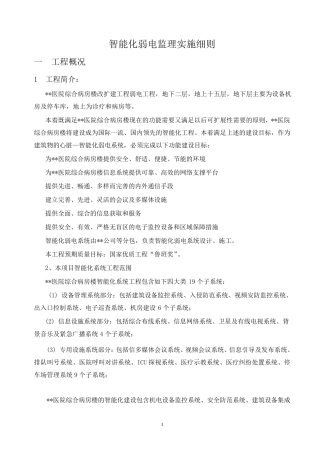 智能化监理细则