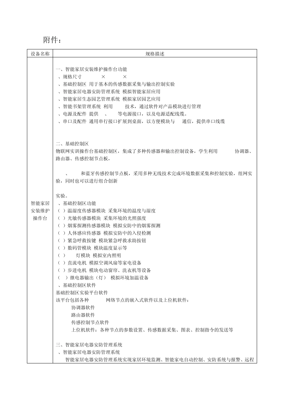 智能家居安装与维护项目清单及价格_第2页