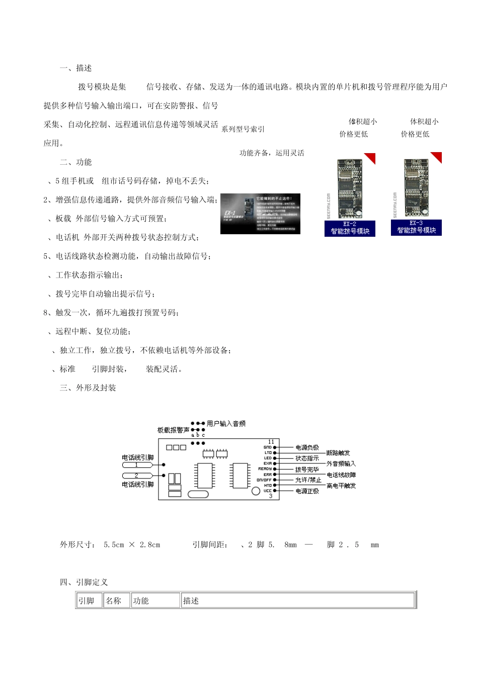 智能拨号报警模块_第1页