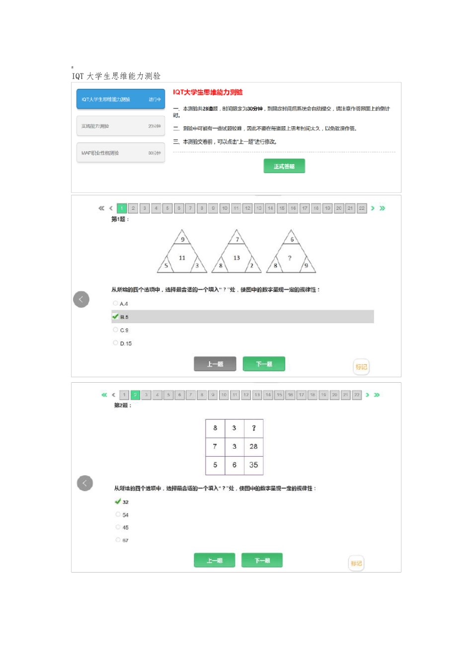 智鼎IQT大学生思维能力测验9.11_第1页