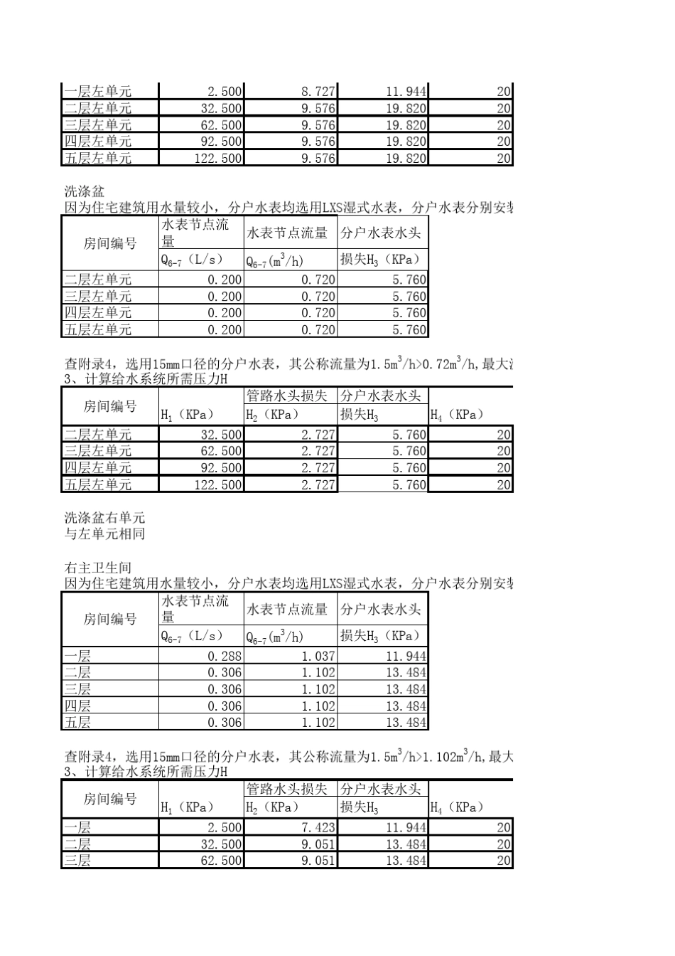 暖通空调给排水设计计算_第2页