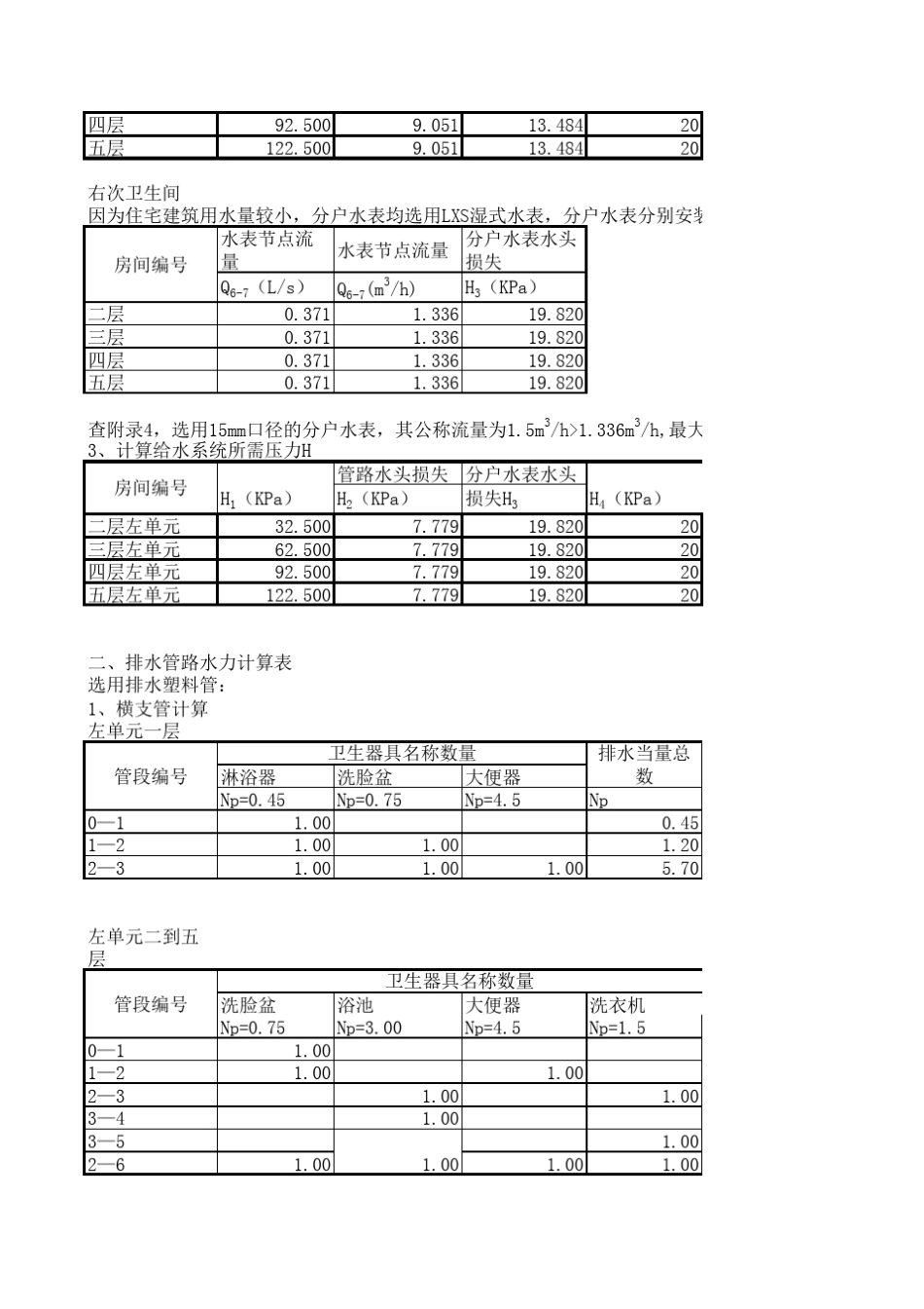 暖通空调给排水设计计算_第3页