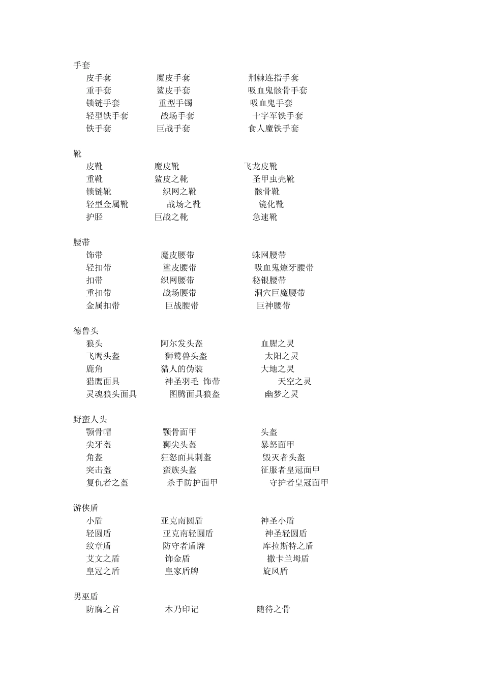 暗黑2暗黑所有装备的普通扩展精华级形态_第2页