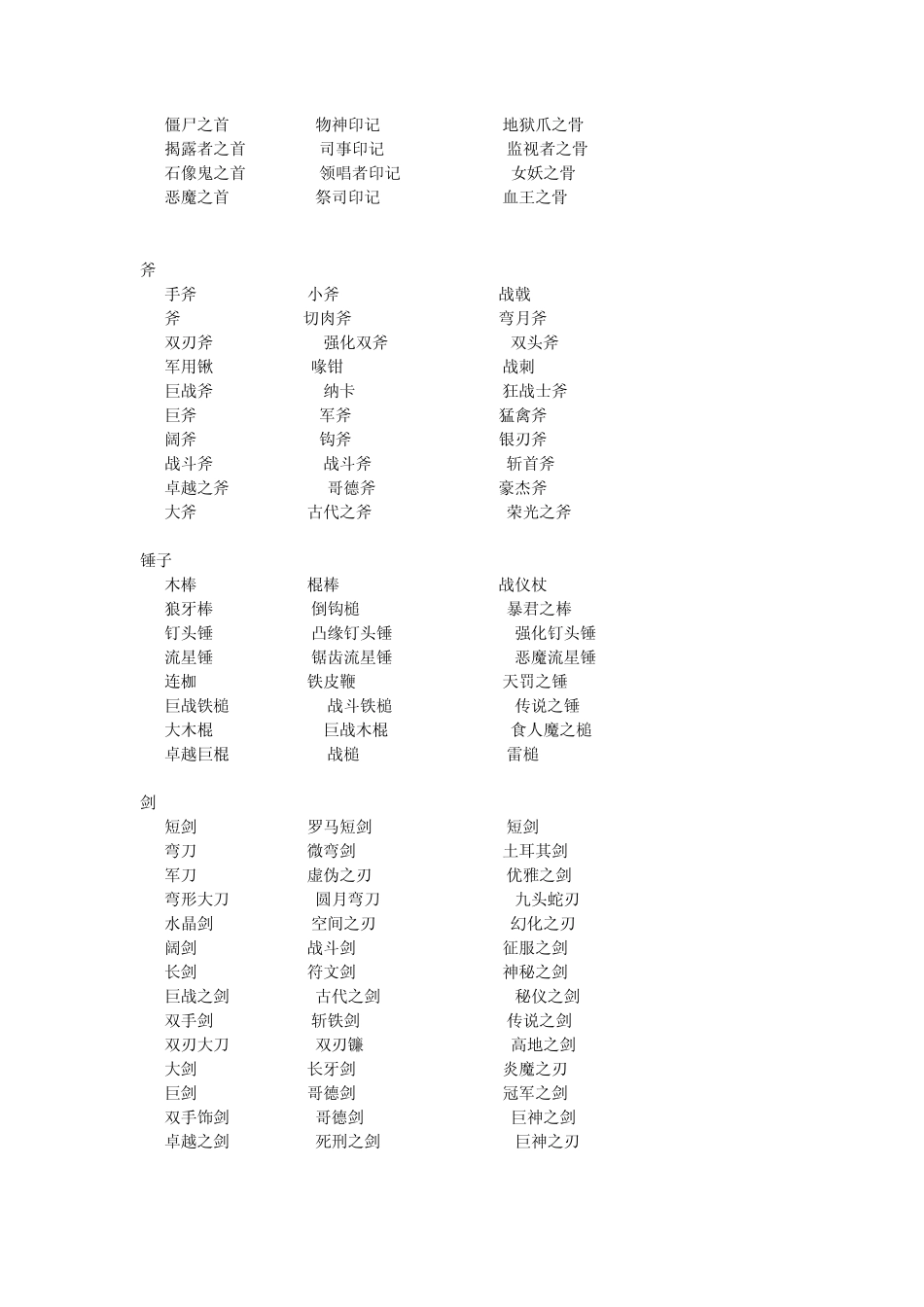 暗黑2暗黑所有装备的普通扩展精华级形态_第3页