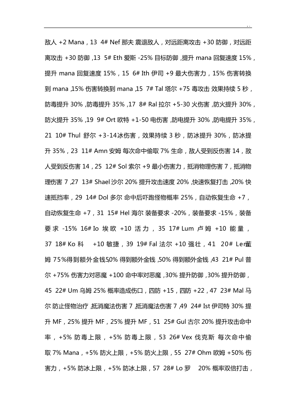 暗黑破坏神2符文及暗黑2符文之语汇编图案详解_第2页