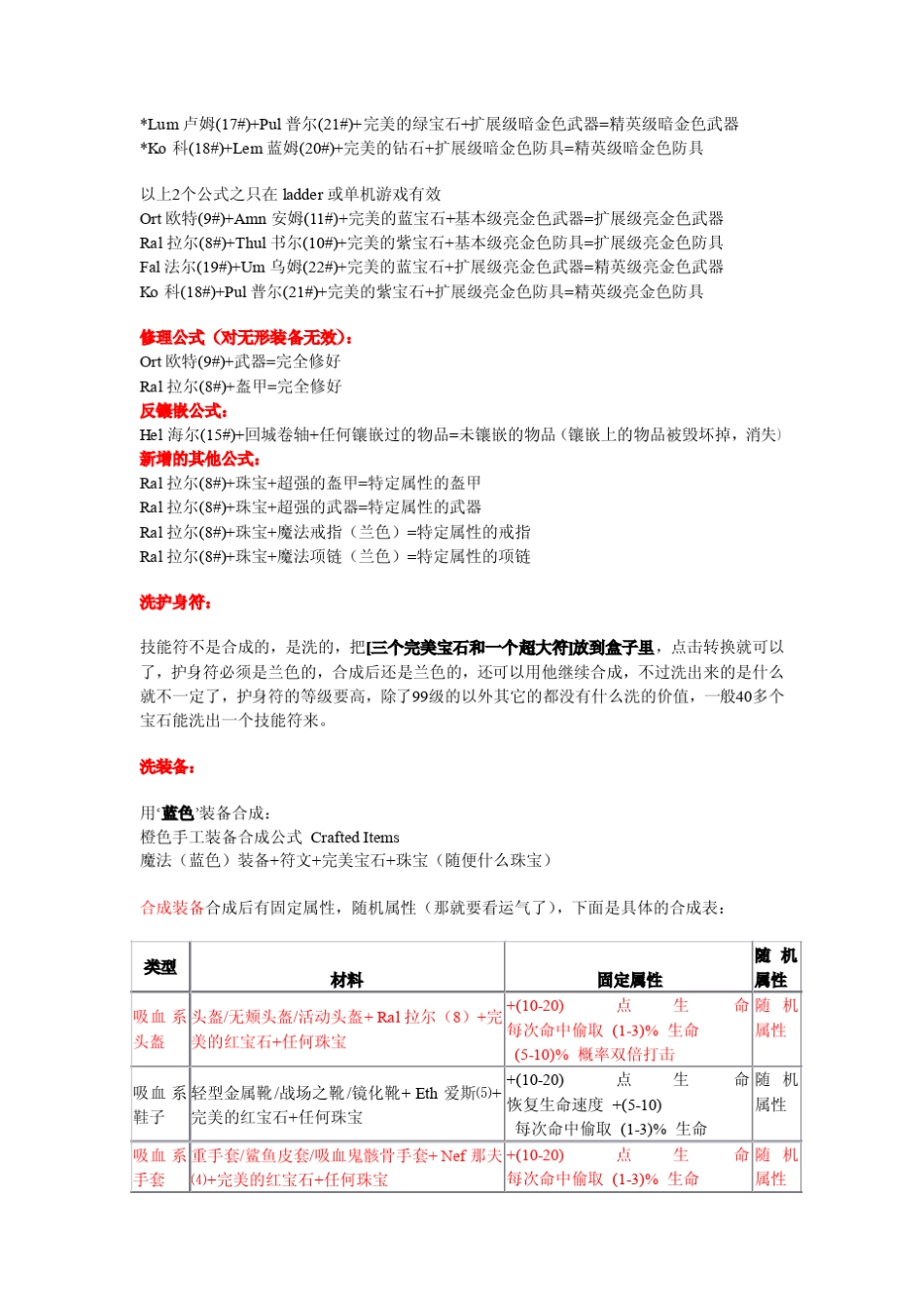 暗黑破坏神箱子所有合成公式_第3页