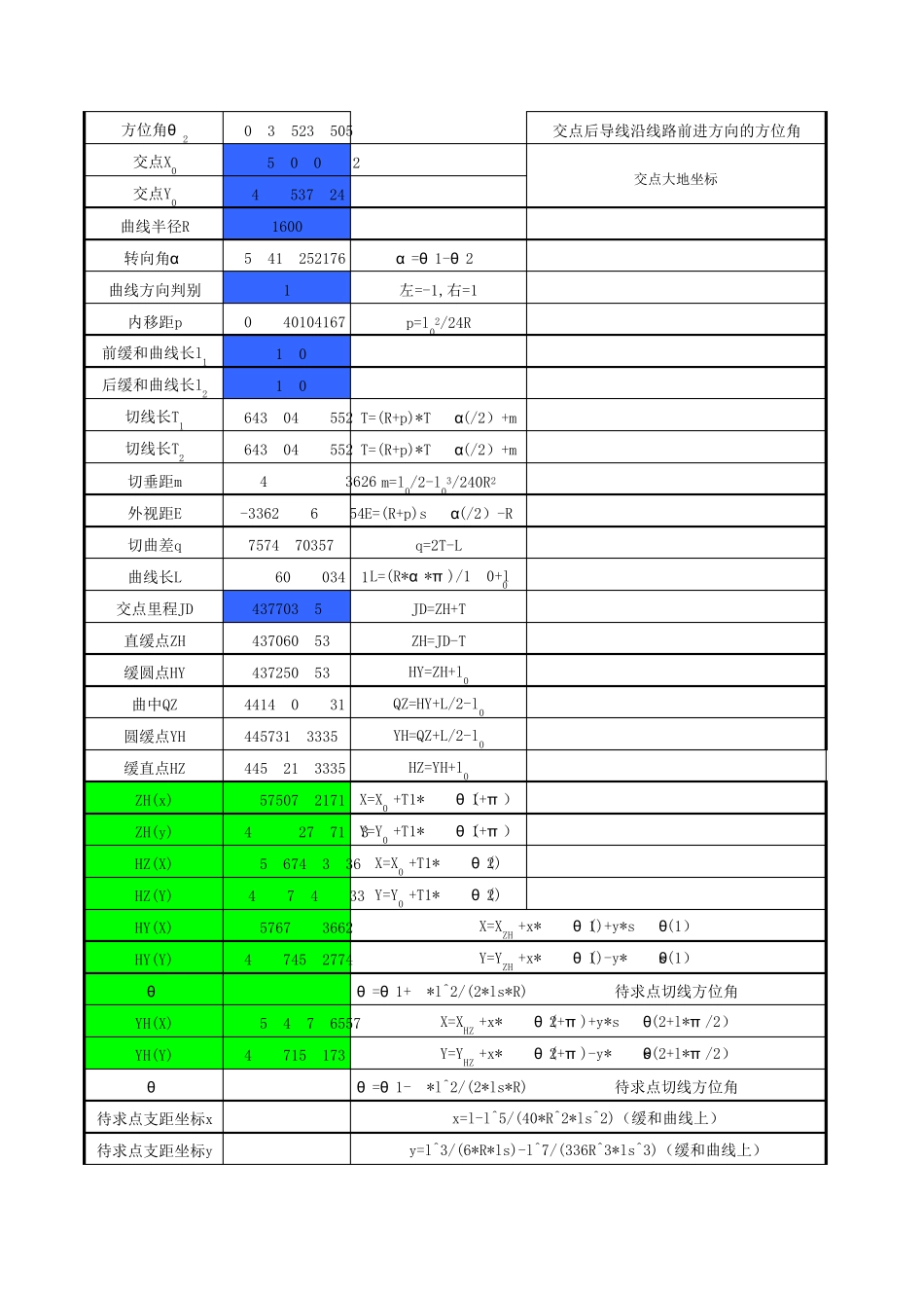 曲线要素计算表_第2页