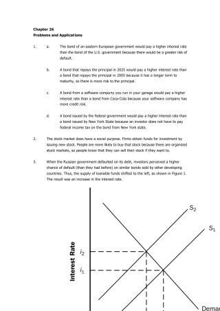 曼昆宏观经济学最新英文版参考答案第26章