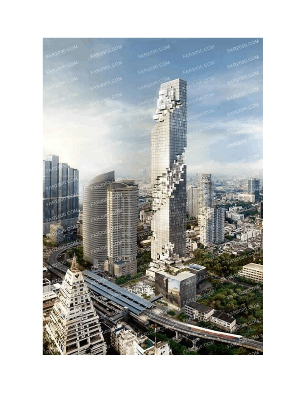 曼谷最高建筑77层MahaNakhon大厦开始建造_第3页