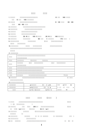最优版_高一地理必修一知识点总结。