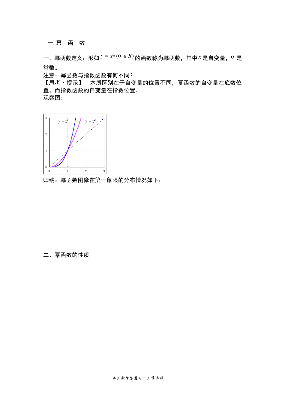 最全的高中幂,指数,对数,三角函数知识点总结_第1页